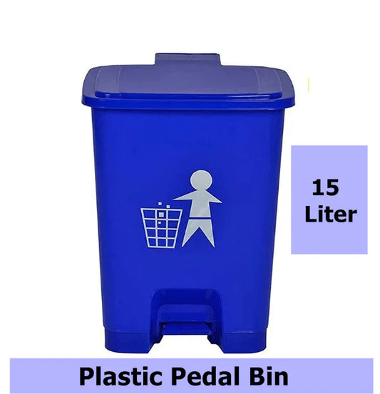 Dustbin for Home Office Industrial Usage 15 Liter with Paddle