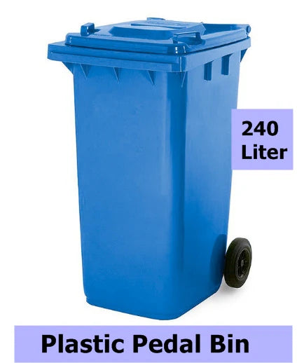 Dustbin for Home Office Industrial 240 Liter with wheel