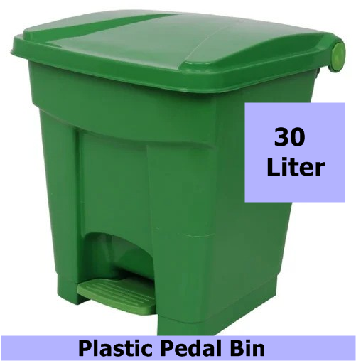 Dustbin for Home Office Industrial Usage 30 Liter with Paddle Wide Range