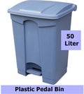 Dustbin for Home Office Industrial Usage 50 Liter with Paddle Wide Range