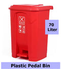 Dustbin for Home Office Industrial Usage 70 Liter with Paddle Wide Range