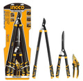 3pcs Garden Shears Set Ingco HLT76033 Pruning Hedge ShearsLopper