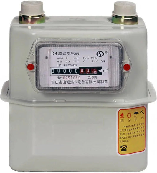 Domestic Diaphragm Gas Meter Model G4